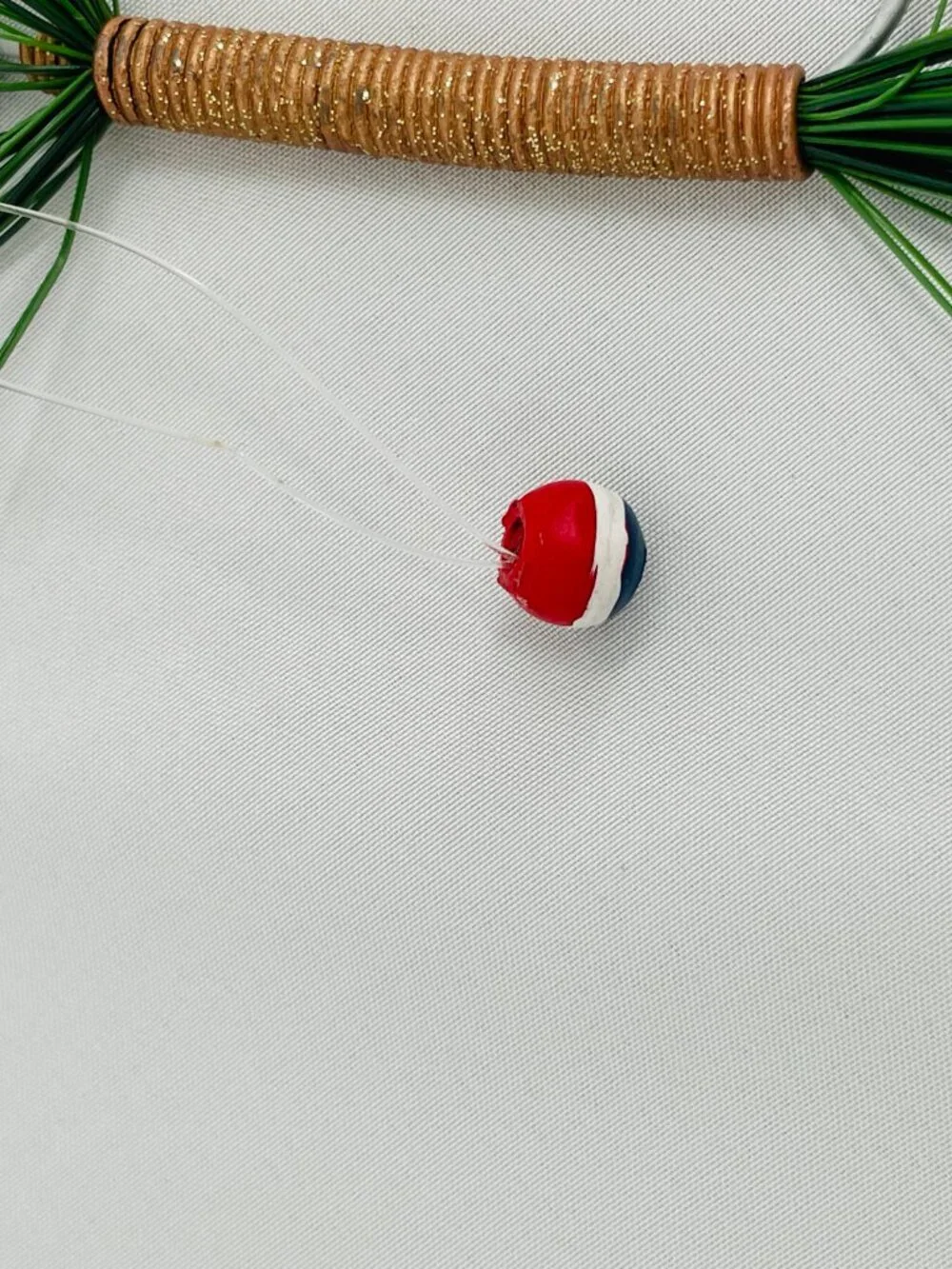 Fisherman's Favorite Vintage Christmas Ornament